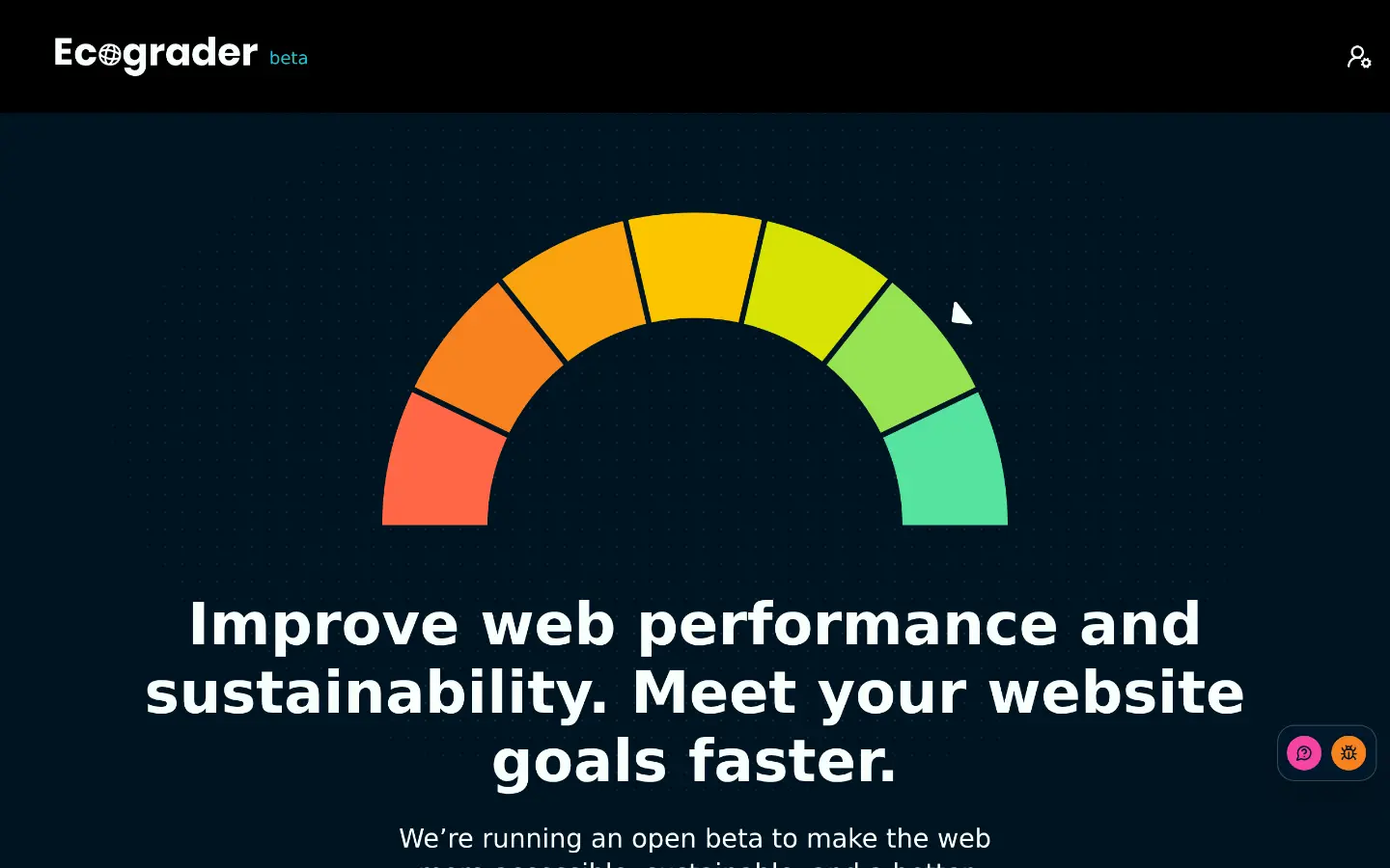 Ecograder sustainability and performance scoring tool