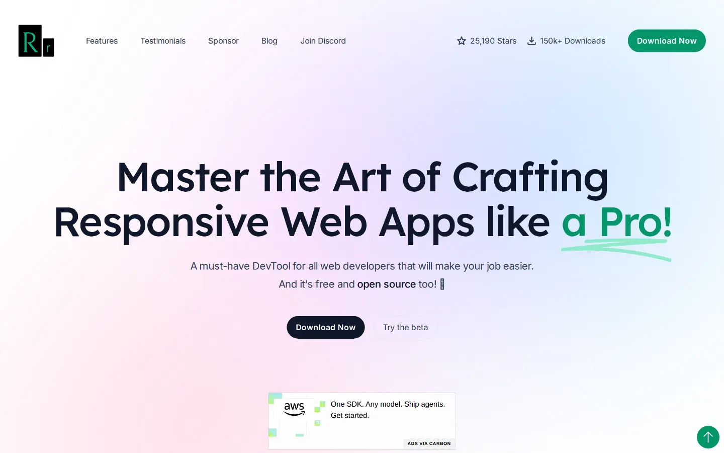 Responsively App, a browser for responsive development